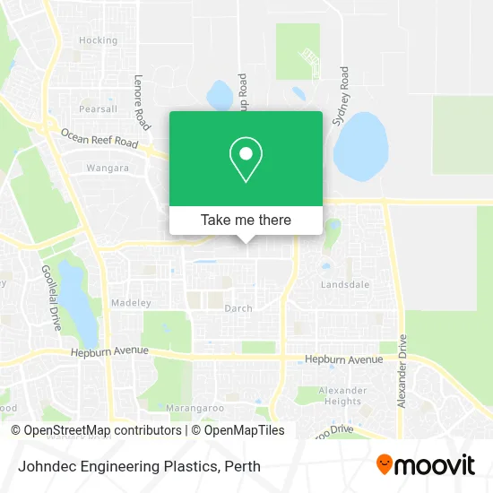 Mapa Johndec Engineering Plastics