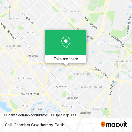 Mapa Chill Chamber Cryotherapy