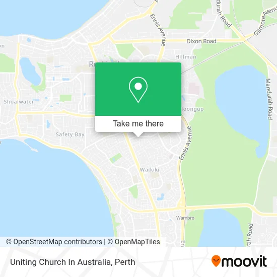 Mapa Uniting Church In Australia