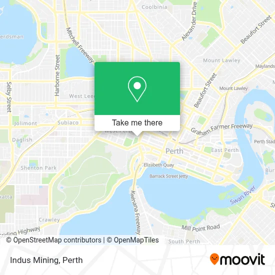 Mapa Indus Mining