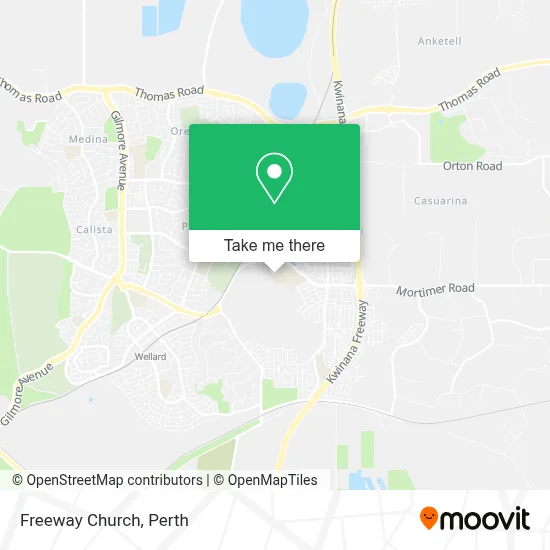 Mapa Freeway Church