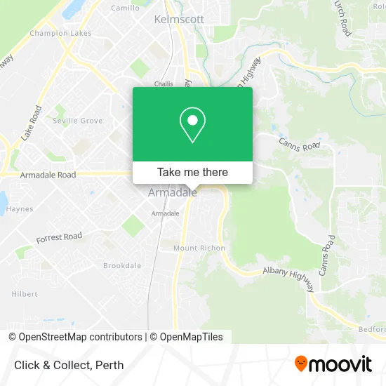 Mapa Click & Collect