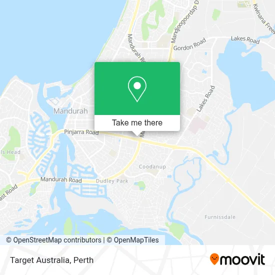 Mapa Target Australia