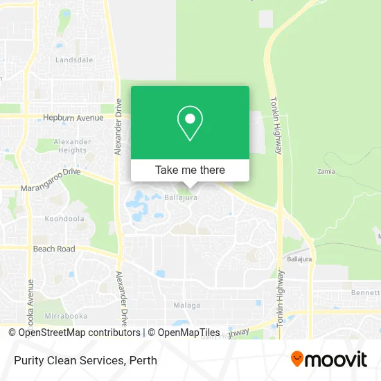 Purity Clean Services map