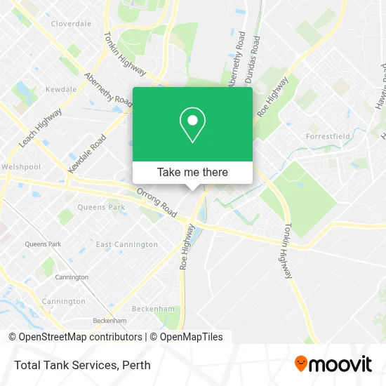Mapa Total Tank Services
