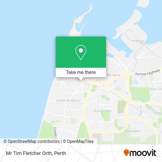Mr Tim Fletcher Orth map