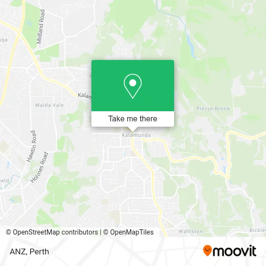 Mapa Anz