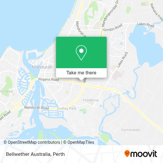 Mapa Bellwether Australia
