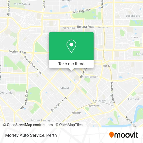 Morley Auto Service map