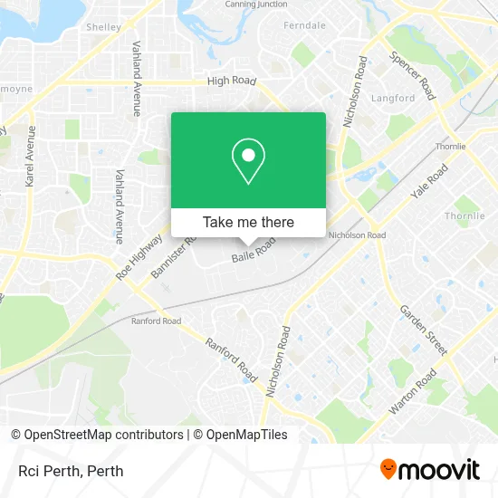Mapa Rci Perth