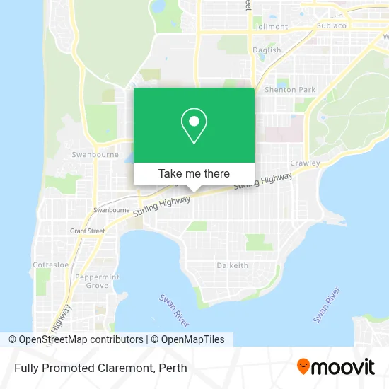 Mapa Fully Promoted Claremont