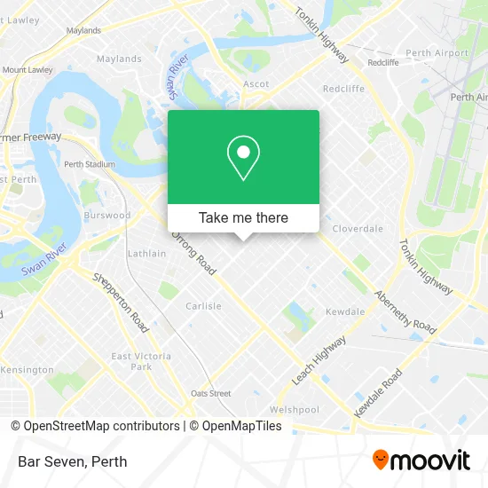 Mapa Bar Seven