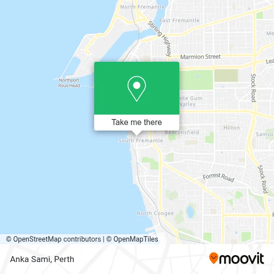Mapa Anka Sami