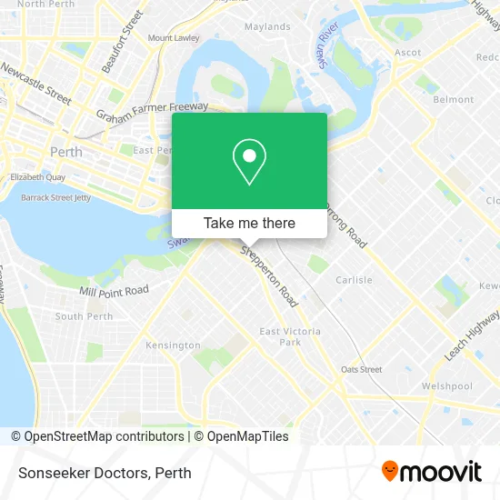 Mapa Sonseeker Doctors