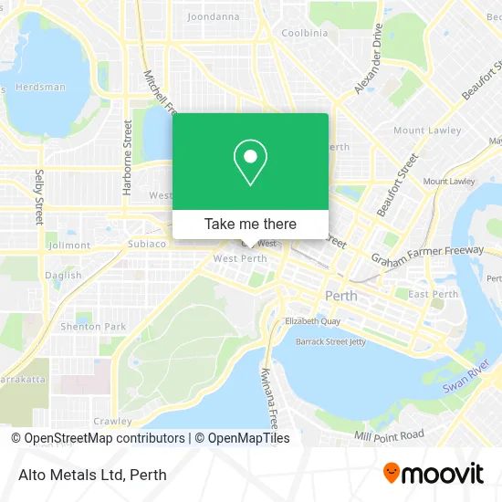 Mapa Alto Metals Ltd