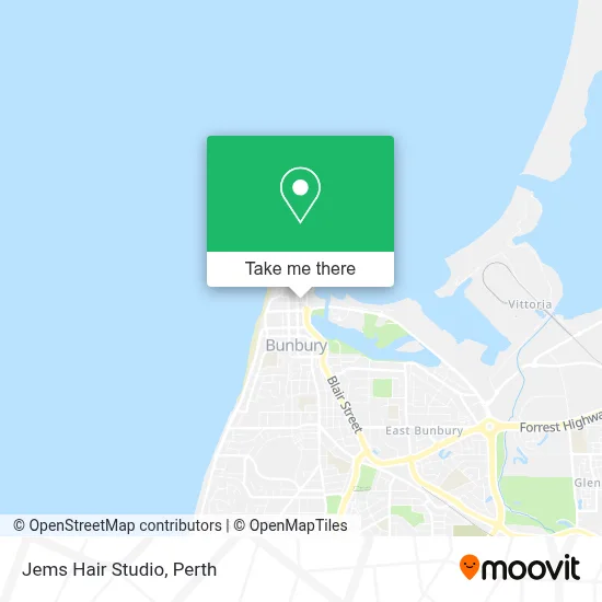 Mapa Jems Hair Studio
