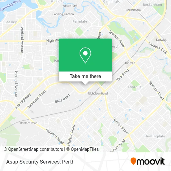 Mapa Asap Security Services