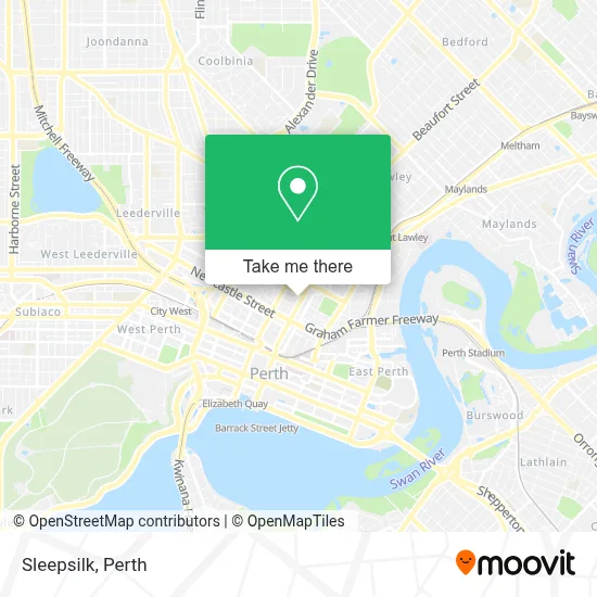 Mapa Sleepsilk