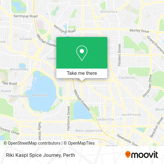 Mapa Riki Kaspi Spice Journey
