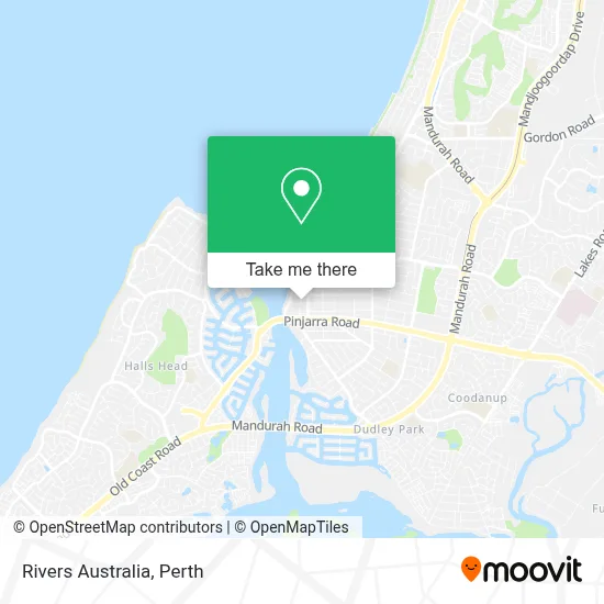 Rivers Australia map