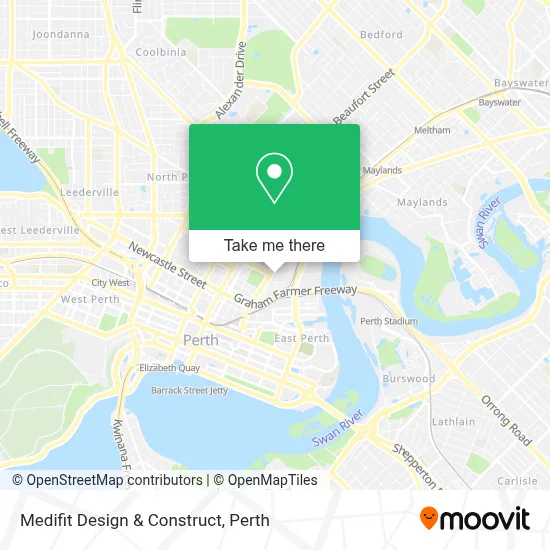 Mapa Medifit Design & Construct