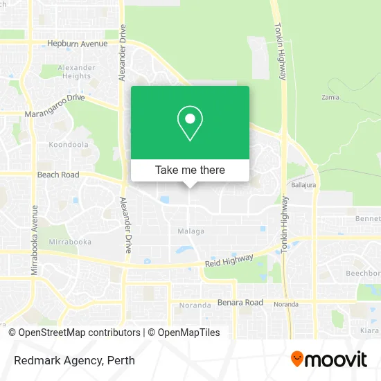Redmark Agency map