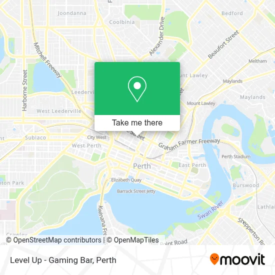 Mapa Level Up - Gaming Bar
