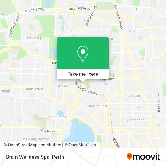 Mapa Brain Wellness Spa