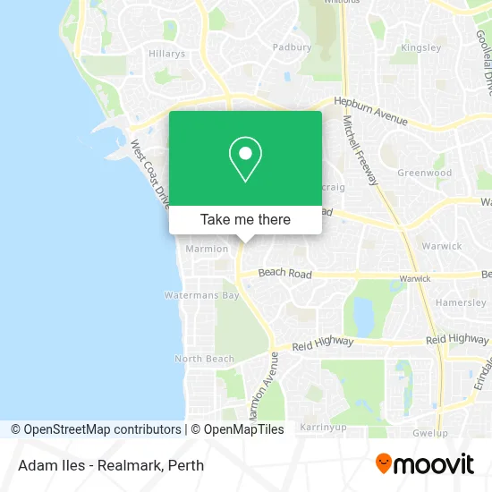 Mapa Adam Iles - Realmark