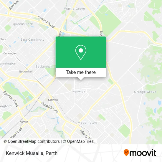 Mapa Kenwick Musalla