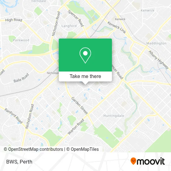 Mapa Bws
