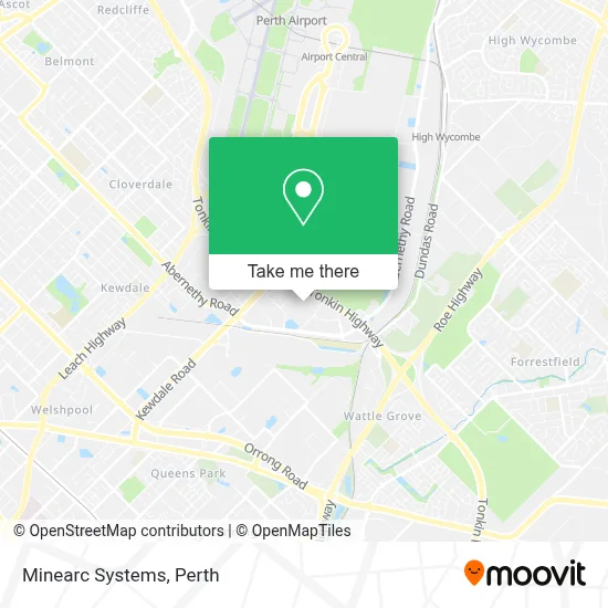 Mapa Minearc Systems