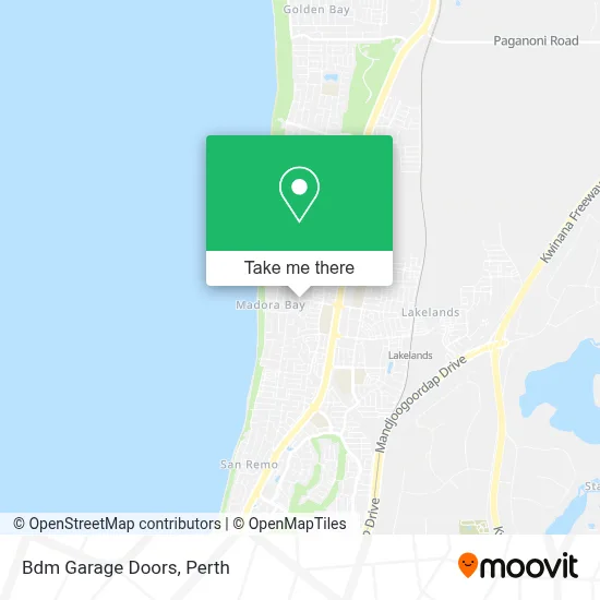 Bdm Garage Doors map