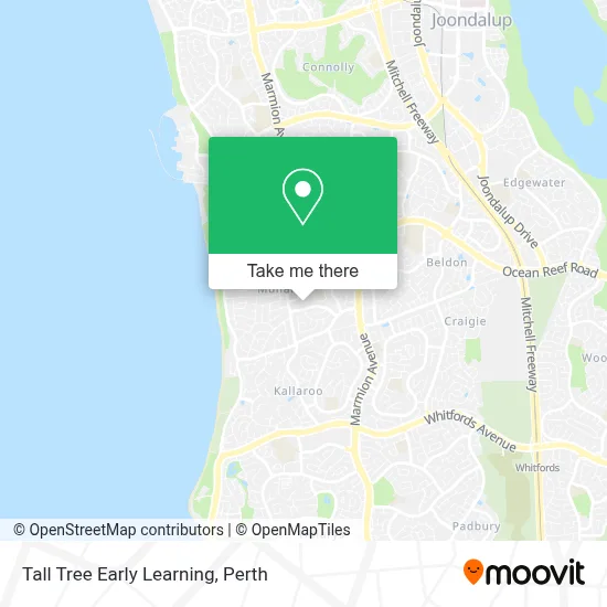 Tall Tree Early Learning map