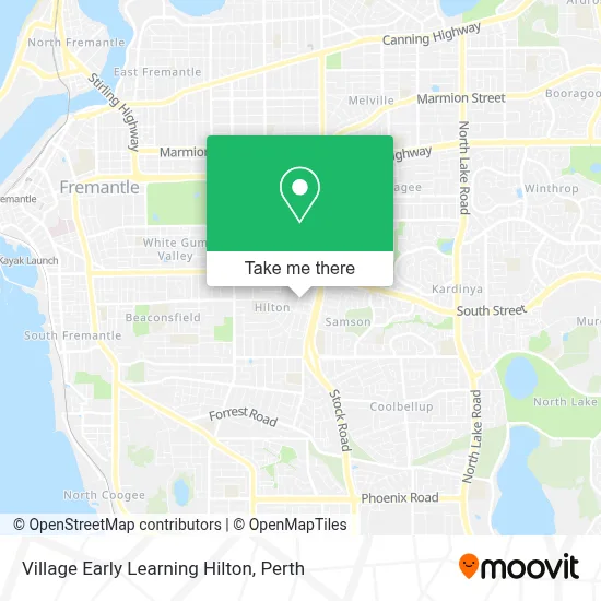 Mapa Village Early Learning Hilton