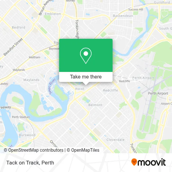 Mapa Tack on Track
