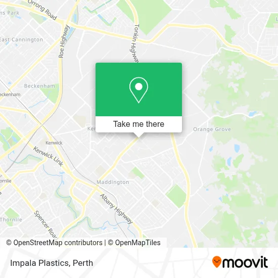 Mapa Impala Plastics