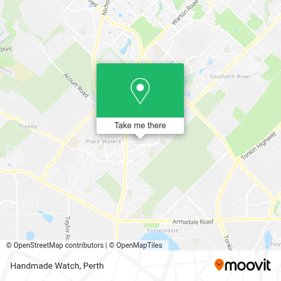 Mapa Handmade Watch