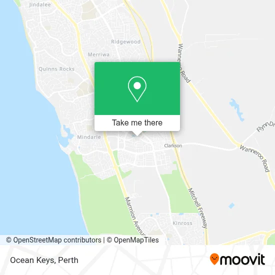 Mapa Ocean Keys