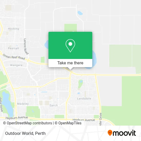 Mapa Outdoor World