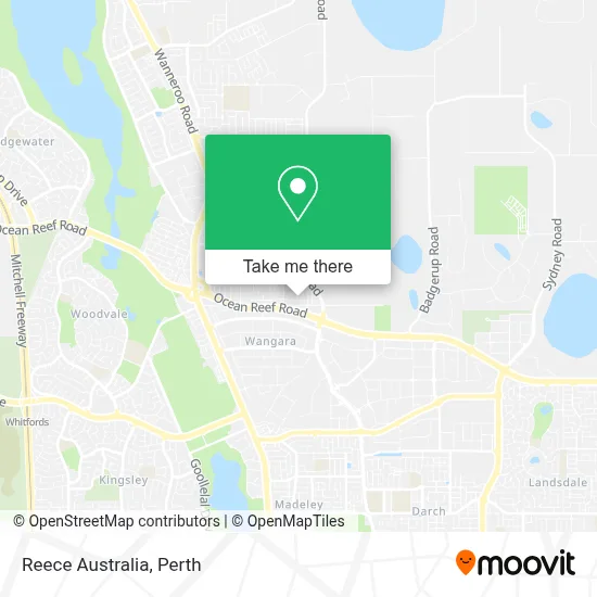 Mapa Reece Australia