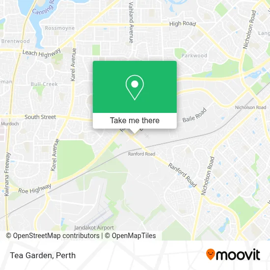 Mapa Tea Garden