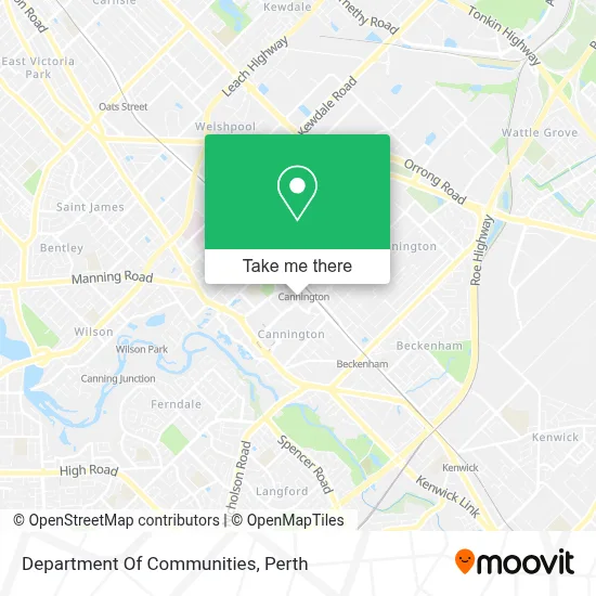 Mapa Department Of Communities