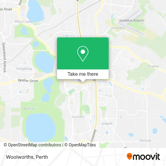 Mapa Woolworths