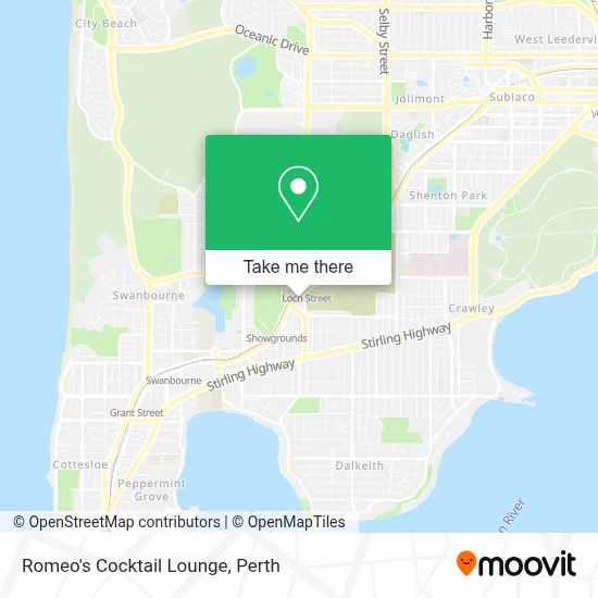Romeo's Cocktail Lounge map
