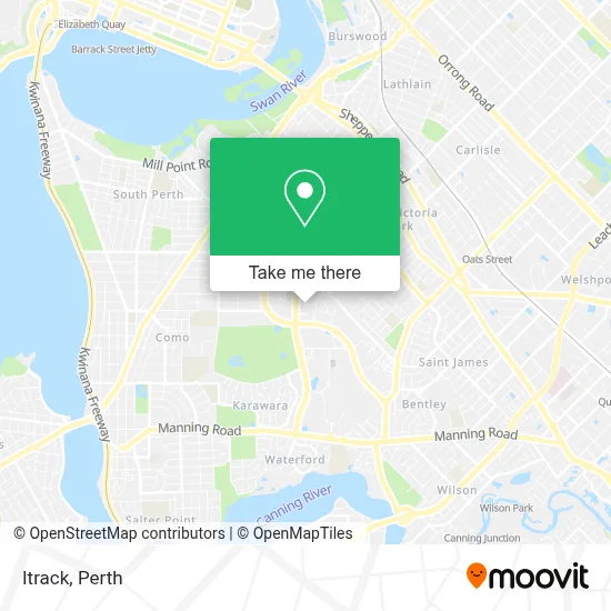Mapa Itrack