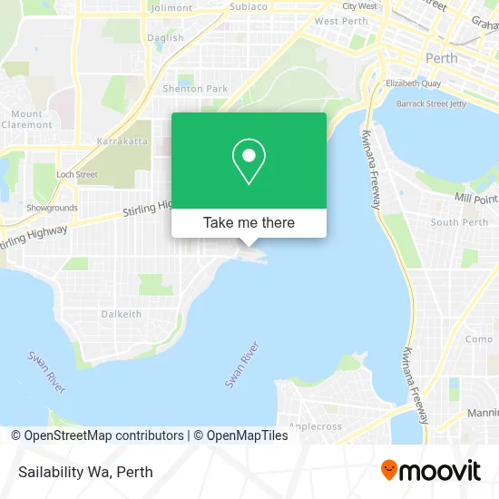 Mapa Sailability Wa