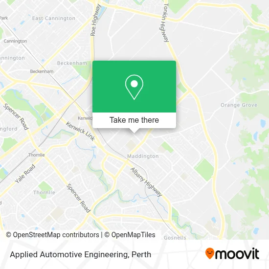 Applied Automotive Engineering map