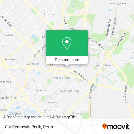 Mapa Car Removals Perth