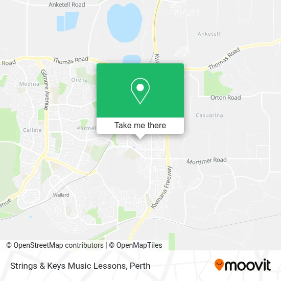 Mapa Strings & Keys Music Lessons